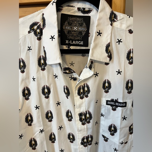 Rebel Reaper Button Up - Picture 2 of 5